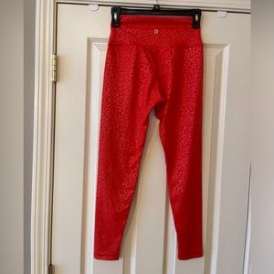 Buffbunny Rebel legging in Red Leopard